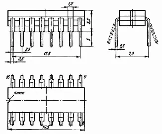 КМ155ИР1 микросхема фото 2